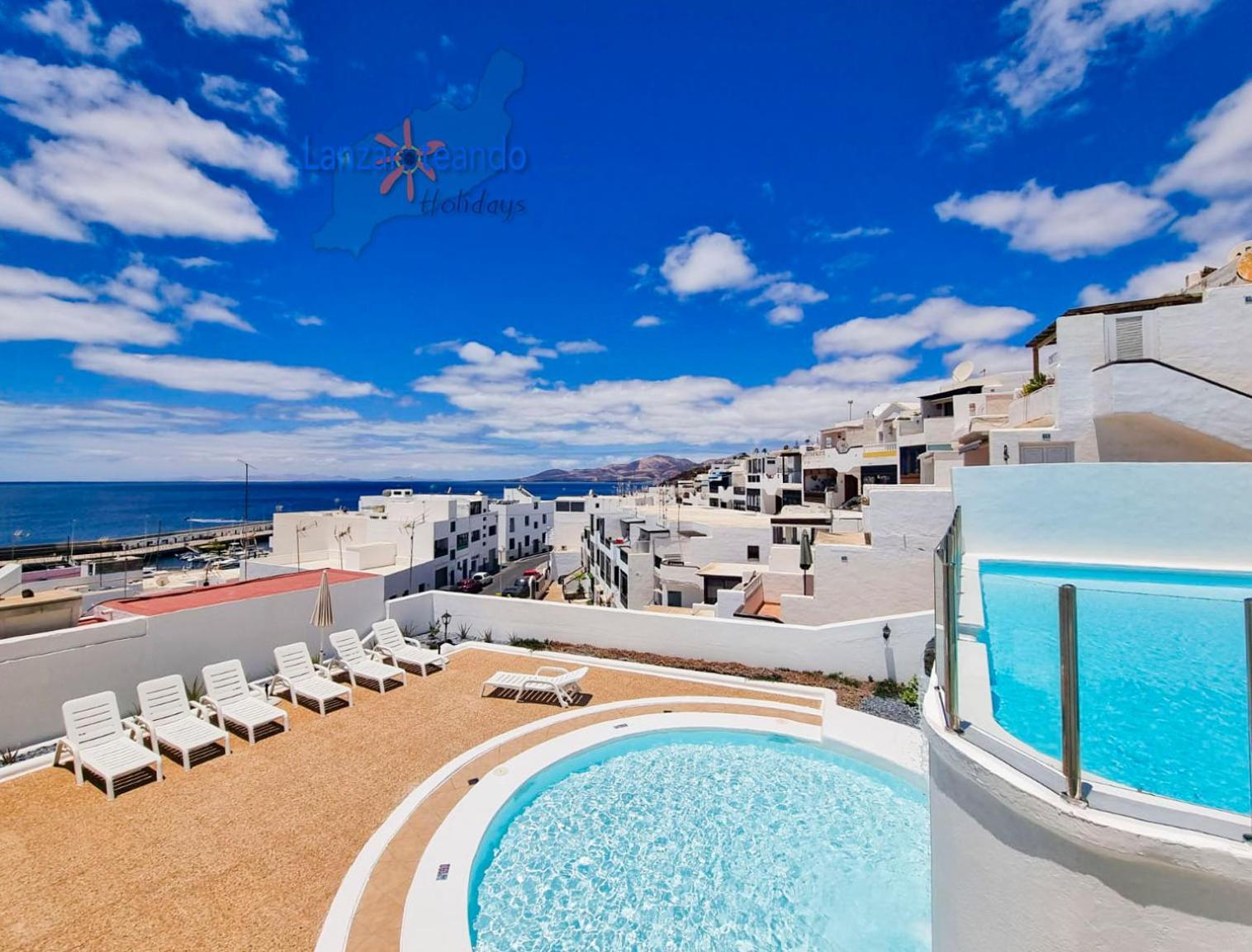 The Blue Cris-Tol Vv With Sea View Apartman Puerto del Carmen  Kültér fotó
