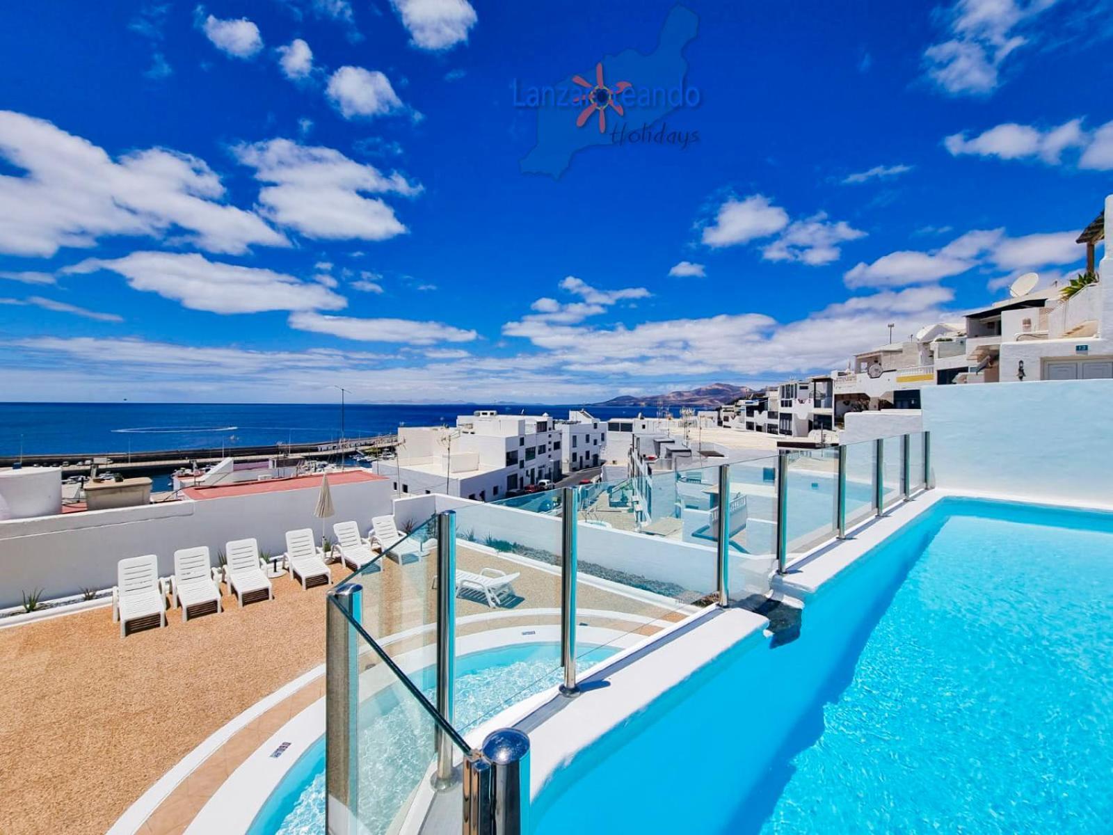 The Blue Cris-Tol Vv With Sea View Apartman Puerto del Carmen  Kültér fotó